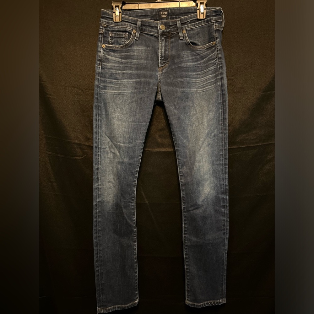 Citizens of Humanity Jeans Womens 27 Blue Denim Arielle Stretch Mid Rise Slim